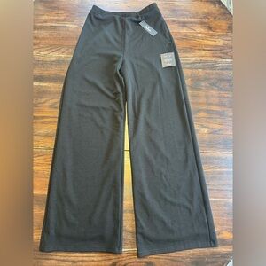 Lulus Black Wide Leg Zipper Pants | High Waist | NWT